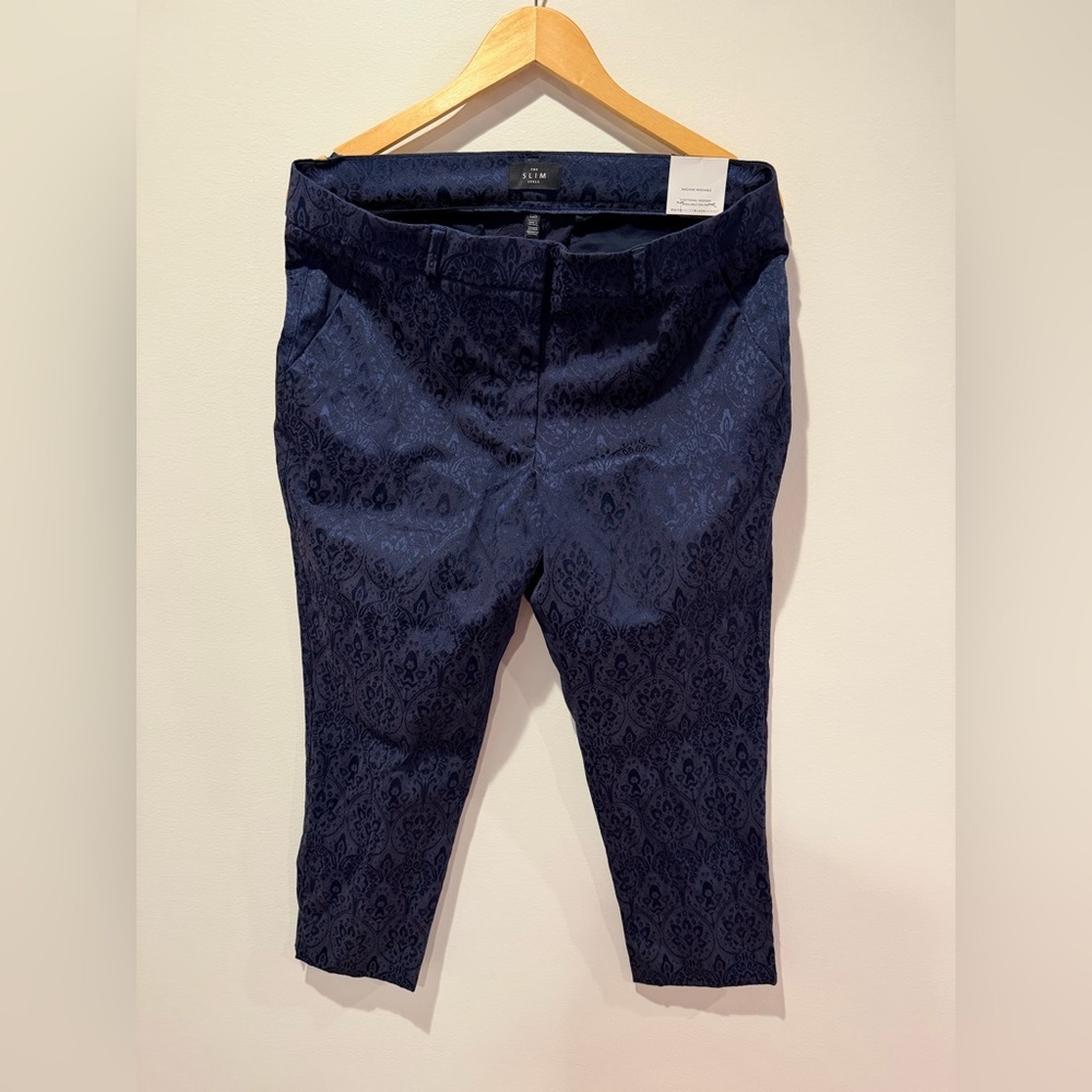 White House Black Market Jacquard Slim Ankle Pants – NWT